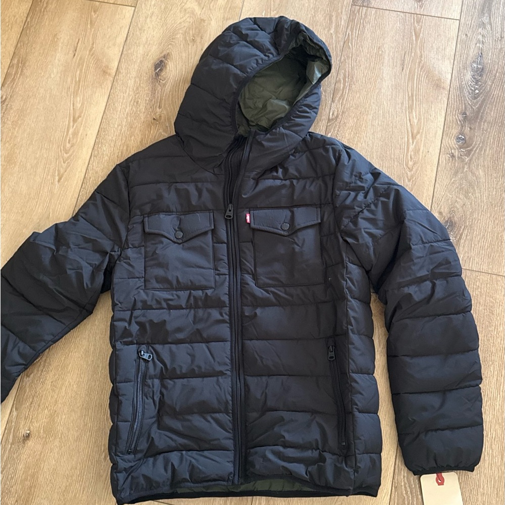Levi's Men's Dark Puffer Jacket